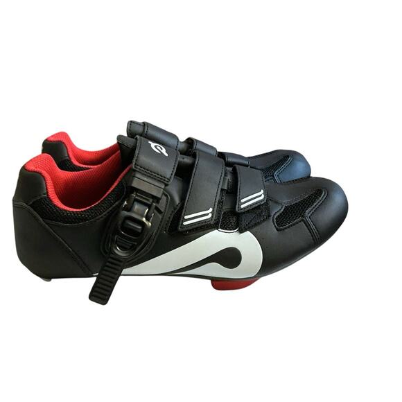 PELOTON Bike CYCLING Spinning SHOES with Cleats 42/ Women 10.5-11 Men 8.5-9 BlK - Picture 10 of 14